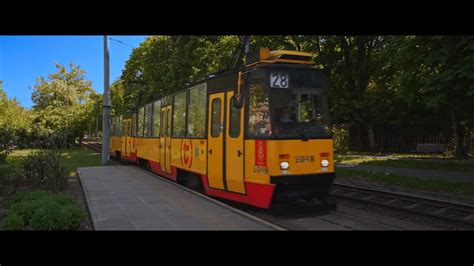 Poland Warsaw Tram Ride From Pl Hallera To Most Gda Ski Youtube