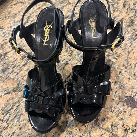 Ysl Tribute Patent Leather Black Gem