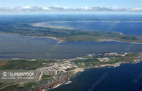 aerial churchill manitoba superstock