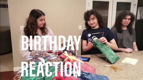 Happy Birthday Reaction Youtube