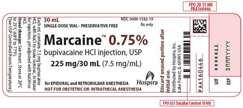 Marcaine Fda Prescribing Information Side Effects And Uses