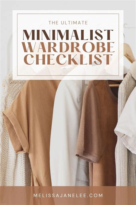 Minimalist Wardrobe Checklist The Essentials You Need In