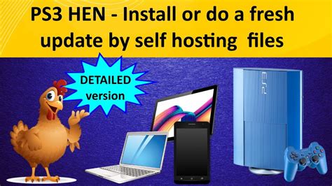 Ps3 Hen Tutorial Detailed Version How To Install Or Do A Fresh Update By Self Hosting The