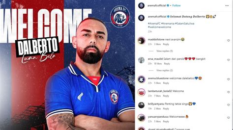 Gaet Dalberto Arema Fc Kini Kental Beraroma Brasil