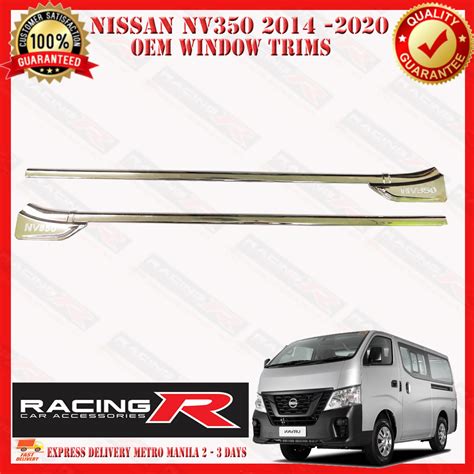 Nissan Urvan NV350 2014 To 2022 Window Trims Chrome Car Accessories