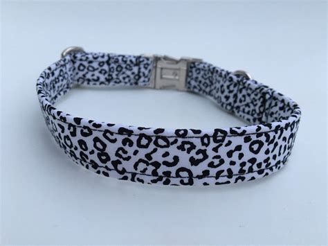 Animal Print Dog Collar Leopard Print Dog Collar Etsy