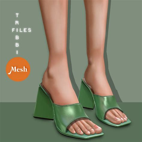 Imvu Mesh File Trilogy Block Heels Etsy