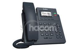 Yealink SIP-T31P SIP telefón, PoE, 2,3" 132x64 podsv. LCD, 2 x SIP úč ...