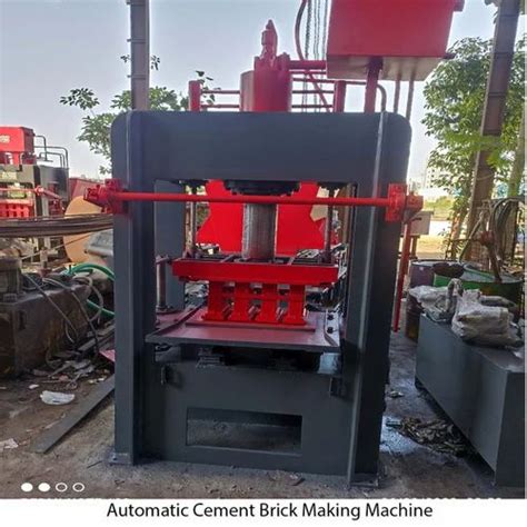 Solid Automatic Cement Bricks Making Machine Pressure With Vibration