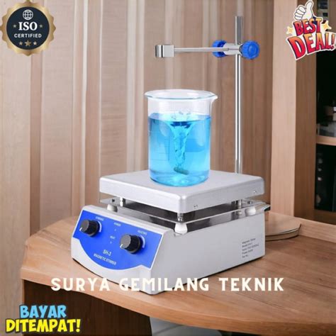 Jual Hot Plate Magnetic Stirrer SH Magnet Stirer Pemutar Lab Hotplate SH Laboratorium