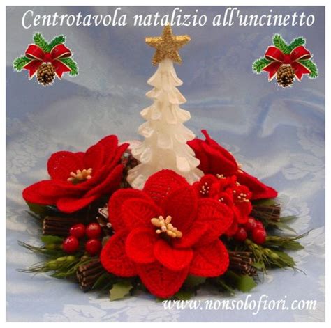 Centrotavola Natalizio Uncinetto Decorazioni Tronchetto Di Natale