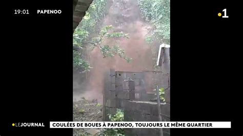 Coulées de boues à Papenoo toujours le même quartier YouTube