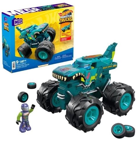 Mega Hot Wheels Monster Trucks Mega Wrex Pojazd Do Zbudowania Zestaw