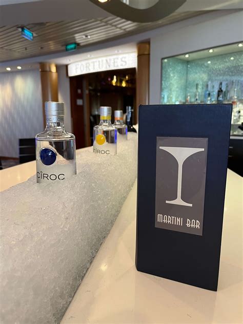 Celebrity Cruises Martini Bar PDF Menu with Prices — Freestyle Travelers