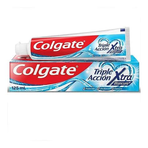 Pasta dental Colgate Triple Acción Extra Blancura Protección Anticaries