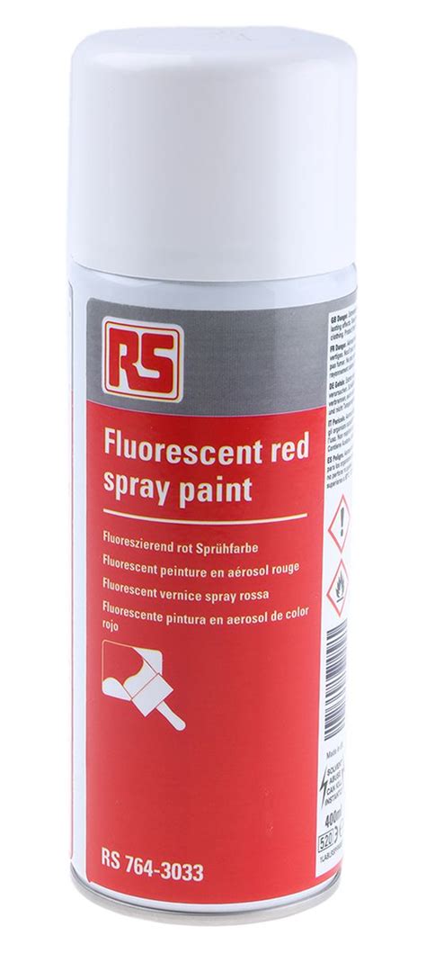 Peinture A Rosol Rs Pro Rouge Fluorescent Ml Rs