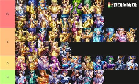 Saint Seiya Legend Of Justice By Weskro Tier List Community Rankings