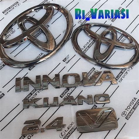 Jual Logo Emblem Depan Belakang Tulisan Innova Kijang Type V G Q