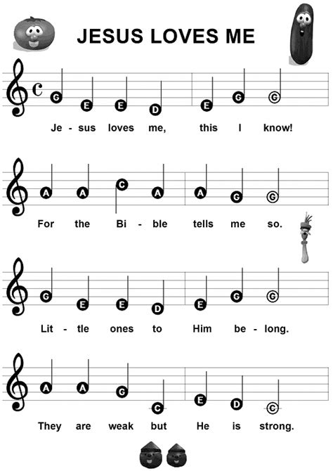 Jesus Loves Me Beginner Piano Jesus Loves Me Sheet Music