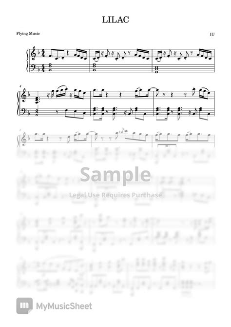 IU LILAC Lembar Musik By Flying Music