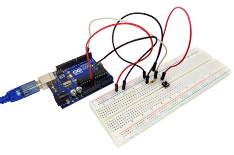 Voltaat Learn Display The State Of A Push Button Using Arduino