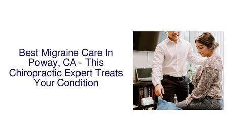 Calam O Best Migraine Care In Poway Ca This Chiropractic Expert