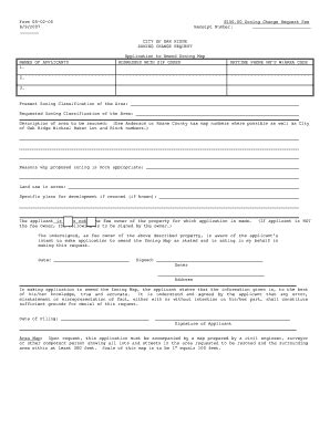 Fillable Online Rezoning Application City Of Oak Ridge Fax Email