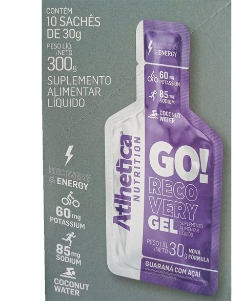 Go Recovery Gel Display Sach S De G Atlhetica Nutrition