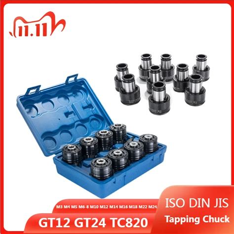 Iso Din Jis Tapping Chuck Drill Chuck Clamp Collet Gt12 Gt24 Tc820 M3