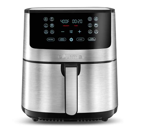 Gourmia 8 Qt Digital Air Fryer With Guided Cooking Easy Clean