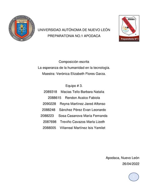 Equipo Ev Ce Evidencia Universidad Aut Noma De Nuevo Le N