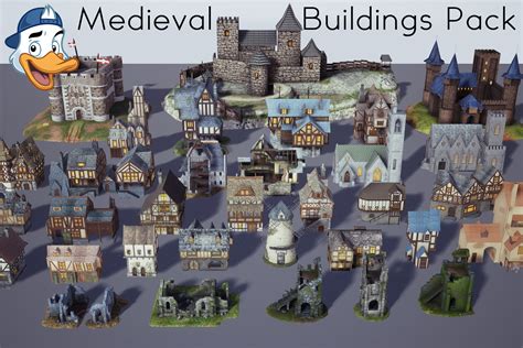 Amazing Medieval Buildings Pack | 3D Historic | Unity Asset Store