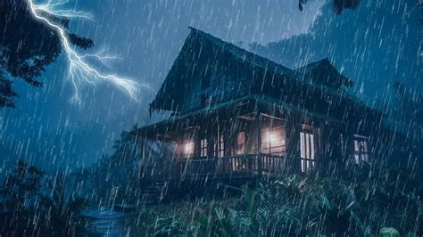 Gentle Rain And Thunder For Sleep Instantly Beat Insomnia Rain