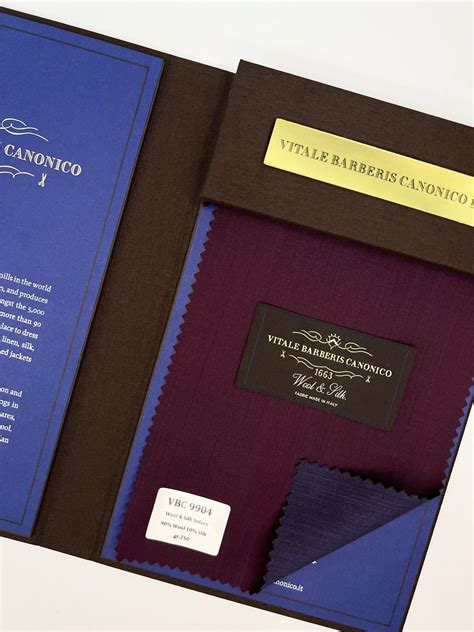 Vitale Barberis Canonico Vbc Wool Silk Royal Blue