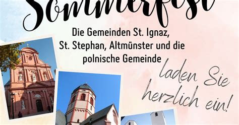 Kumenisches Sommerfest Im Pfarrgarten Von St Ignaz Pfarrei St