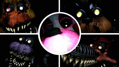 FNAF VR Curse Of Dreadbear DLC ALL JUMPSCARES HALLWAY YouTube