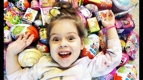 МЕГА ВЫПУСК 50 сюрпризов! Киндер Сюрпризы, Шопкинс, ЛПС, Май литл пони ...