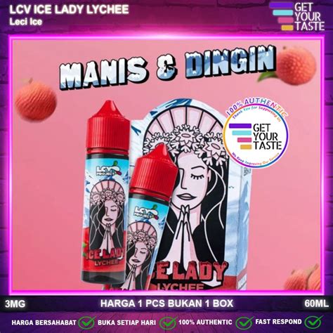 Jual Liquid LCV Ice Lady Lychee 60ML Fruity Leci By LCV Juice Project