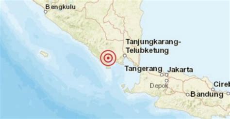 Gempa M Goyang Tanggamus Getaran Terasa Sampai Liwa