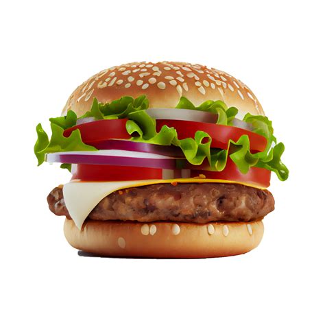 Tasty Hamburger On Transparent Background Png 21952451 PNG