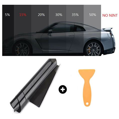 50cm3m 20 Vlt Black Pro Car Home Glass Window Tint Tinting Film Roll