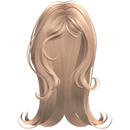 Long Swooped Girly Hair Blonde Roblox
