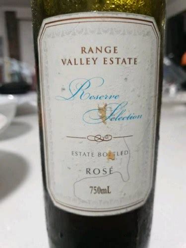 Range Valley Estate Reserve Selection Rosé Vivino US