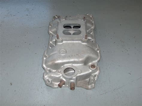 Offenhauser 360 Dual Port Bb Chevy Aluminum 4 Bbl Intake Manifold 6003 Rectangle Ebay