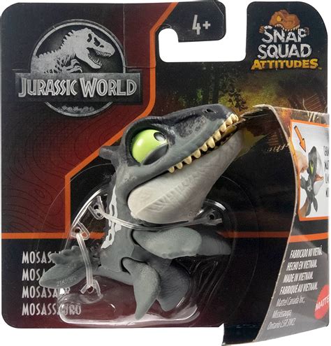 JURASSIC WORLD SNAP SQUAD FIGURKA ZESTAW 4 SZT Zabawki Figurki