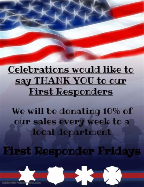 Military And First Responder Discounts Postermywall