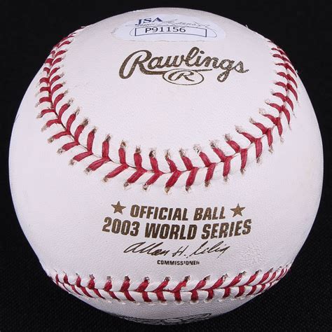 Miguel Cabrera Signed 2003 World Series Marlins Logo Baseball (JSA ...