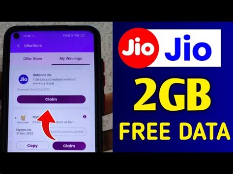 Jio Gb Free Data New Offer Today How To Get Free Data On Jio Jio