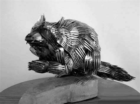 Truly Amazing Animal Sculptures Made Entirely Out Of Cutlery The Wondrous