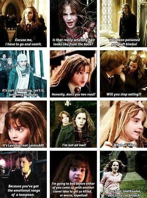 Hermione Granger Funny Quotes Shortquotescc